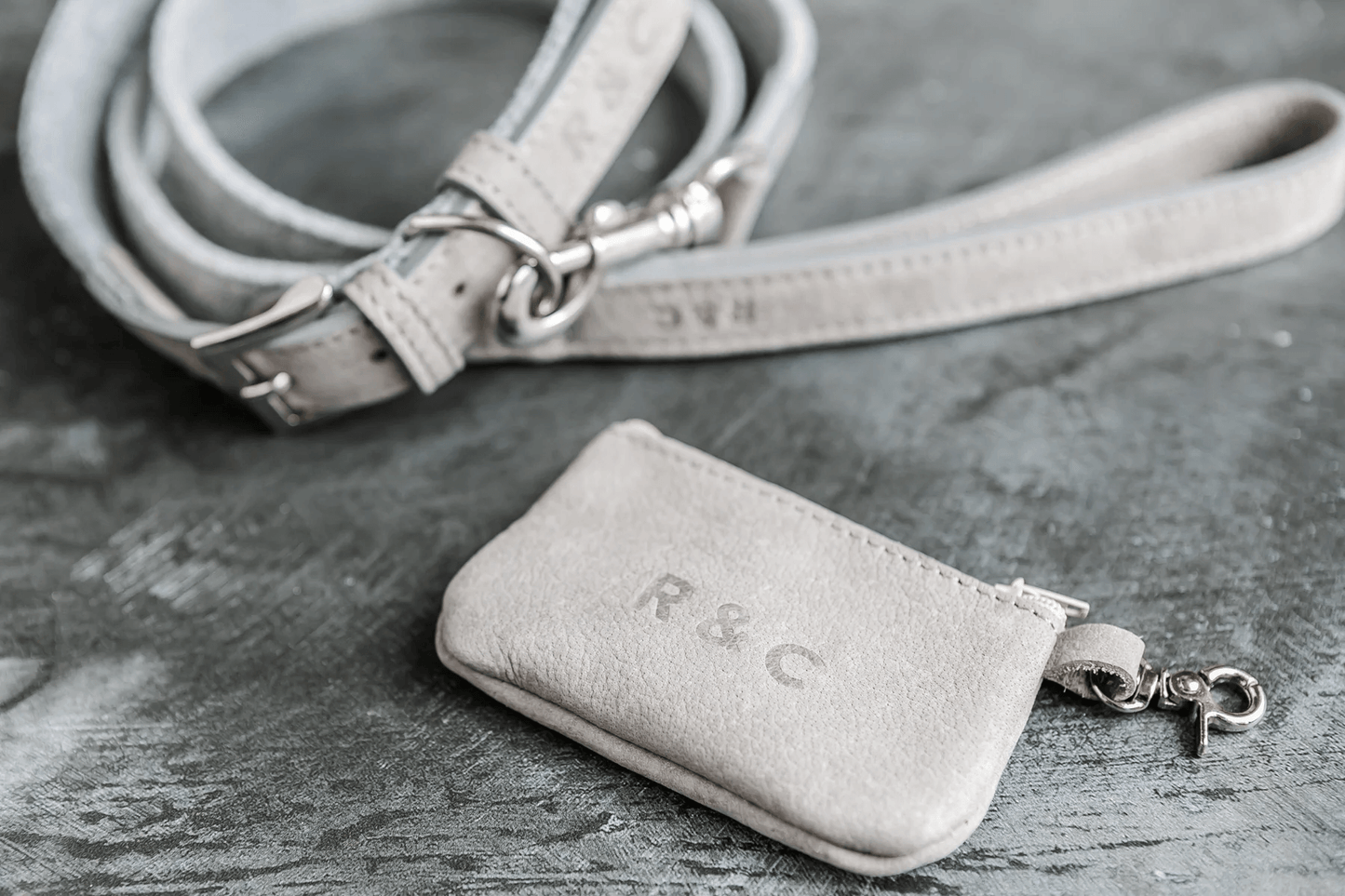 “Dalton” Fabric & Leather Dog Lead – by Ralph & Co-2