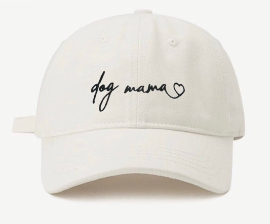 Casquette "DOG MUM" - Blanc