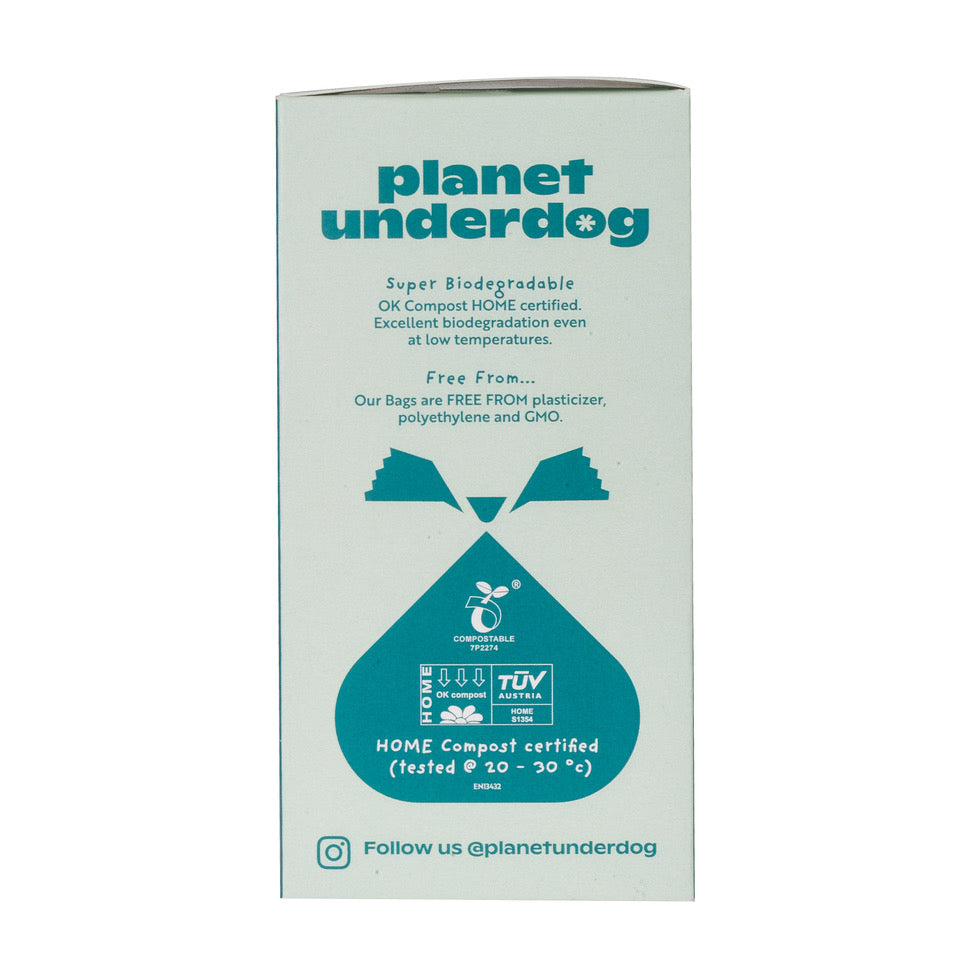 Sacs à crottes compostables - Planet Underdog