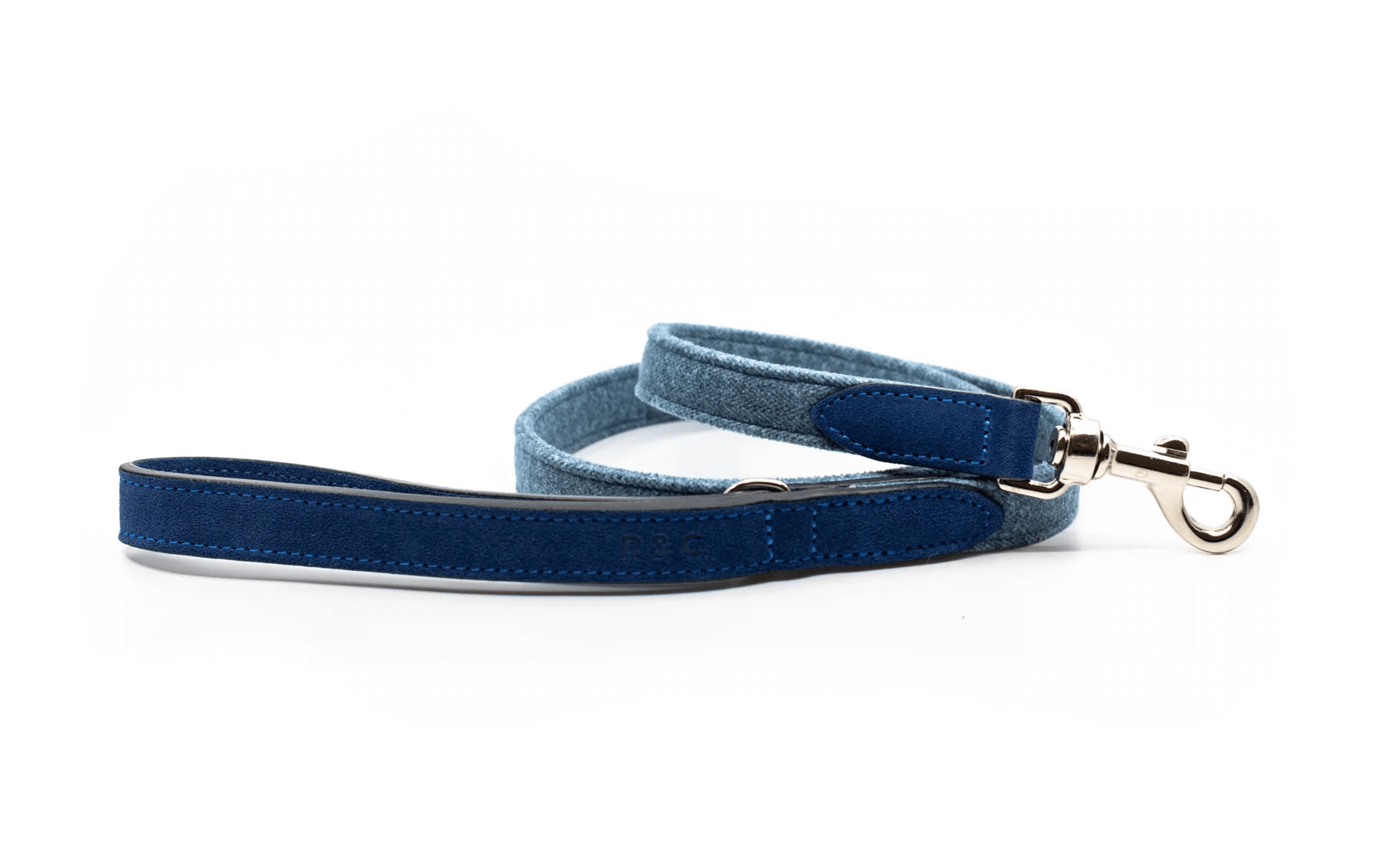 “Rayleigh” Fabric & Leather Dog Lead – by Ralph & Co-0