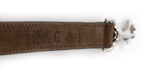 "Bergamo" Nubuck Leather Dog Lead